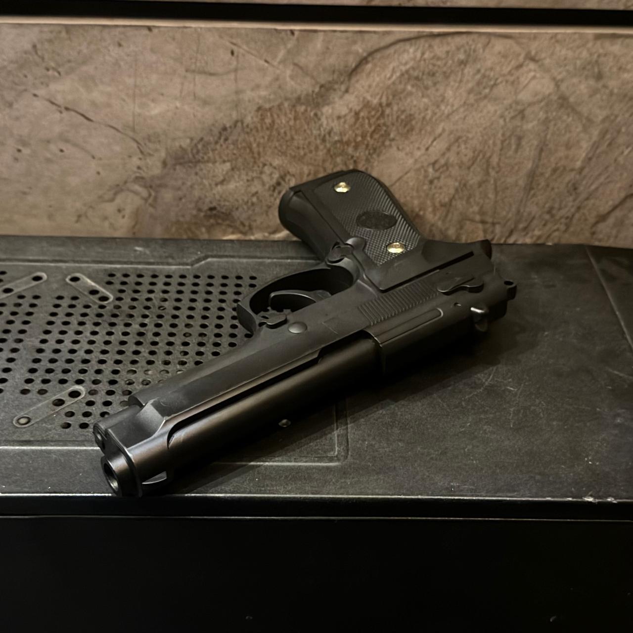 Black M92 Beretta Airsoft Toy Gun – Realistic Design, Safe & Fun for Play