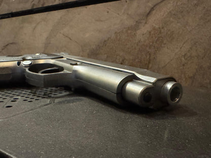 Silver M92 Beretta Airsoft Toy Gun – Realistic Design, Safe & Fun for Play